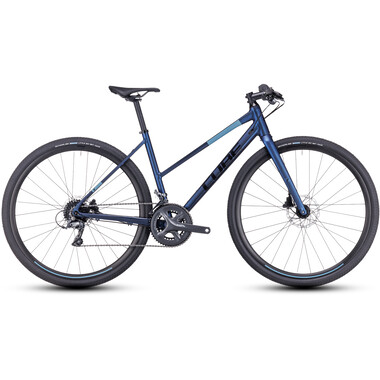 Bicicleta todocamino CUBE NULANE TRAPEZ Azul 2023 0